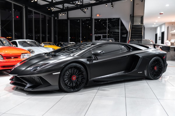 Used 2016 Lamborghini Aventador SV Coupe LP750-4 Factory Matte